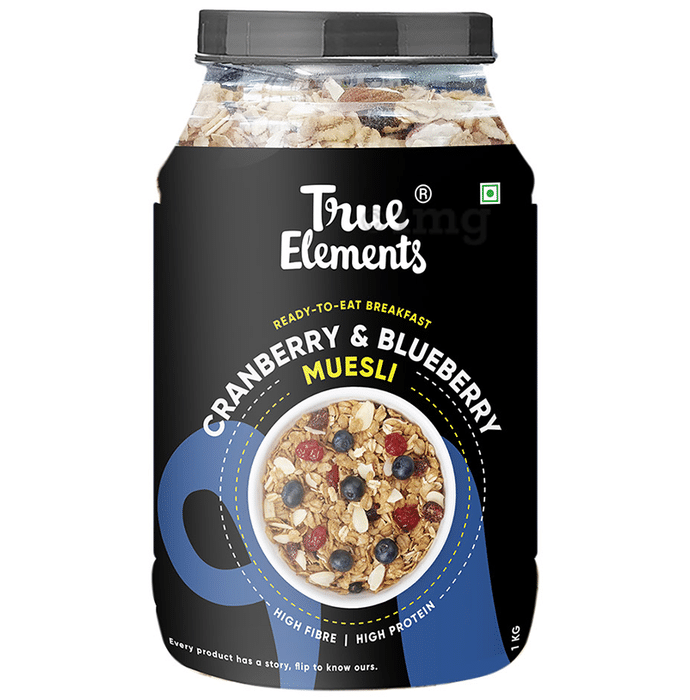 True Elements Cranberry and Blueberry Muesli