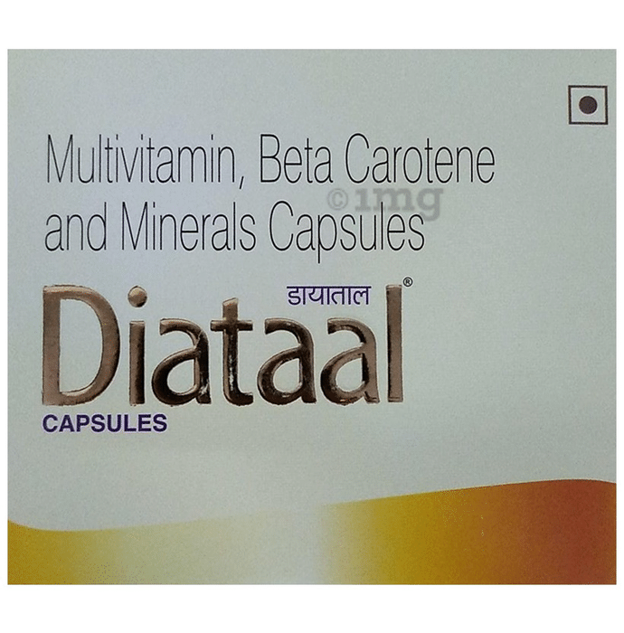 Diataal Multivitamin, Beta Carotene and Minerals Capsule