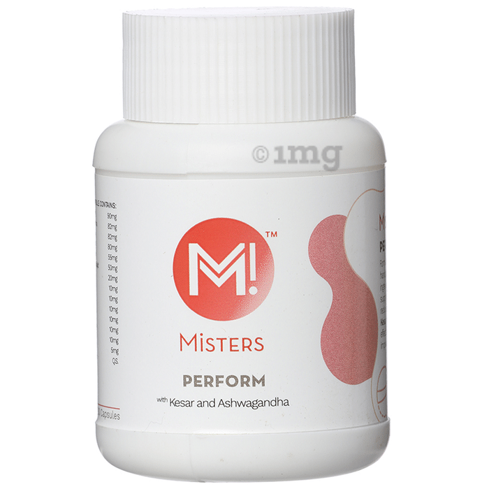Misters Perform Capsule with Kesar and Ashwagandha (30 Each)