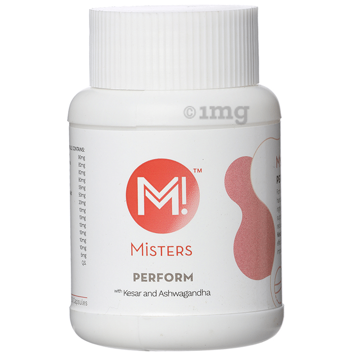 Misters Perform Capsule with Kesar and Ashwagandha (30 Each)