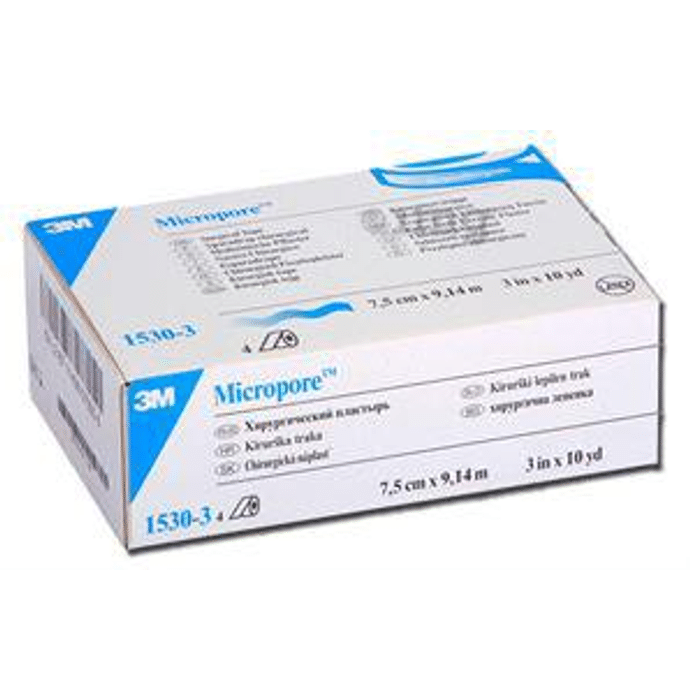 3M 1530-3 Micropore Surgical Tape 7.5cm
