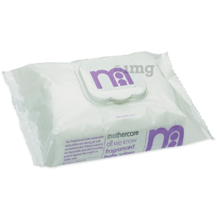 Mothercare All We Know Fragranced Baby Wipes Buy packet of 60 wipes at