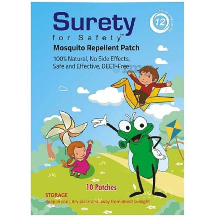Surety for Safety Mosquito Repellent Patch
