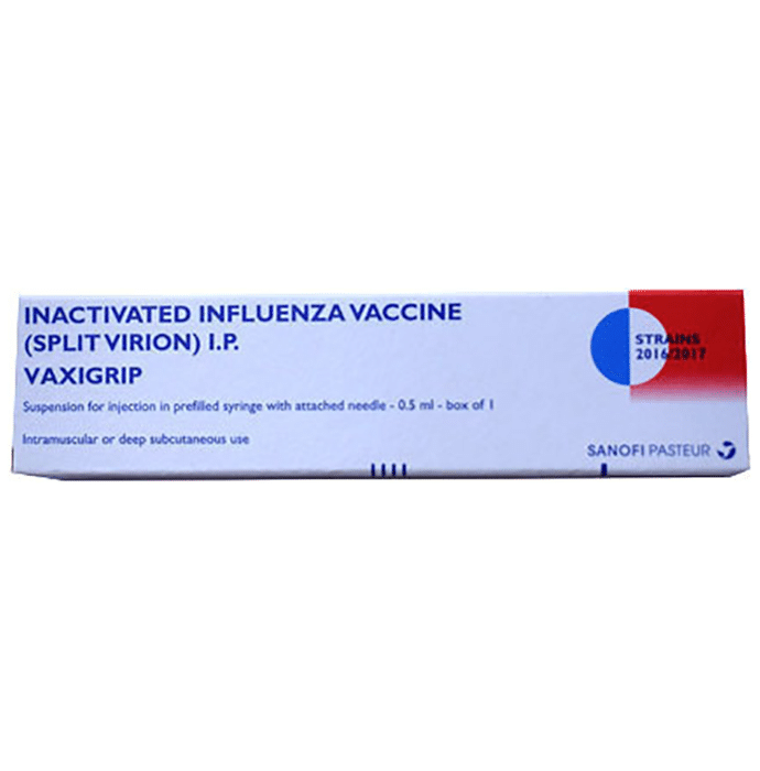 Vaxigrip Adult Vaccine View Uses Side Effects Price And Substitutes 1mg