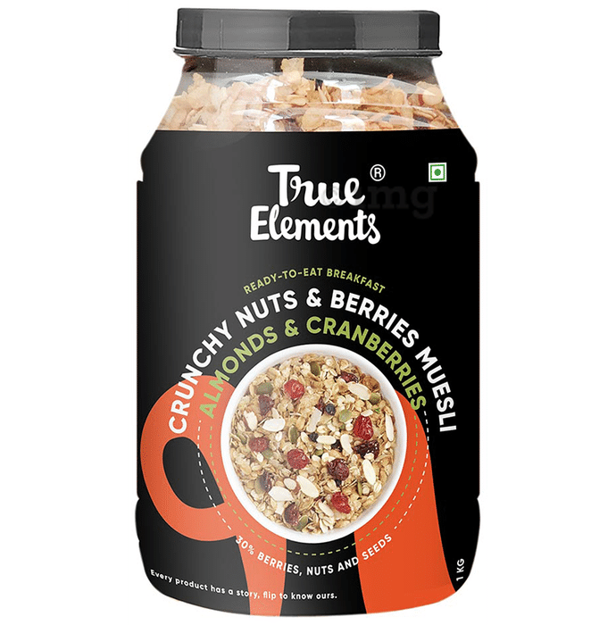 True Elements Crunchy Nuts & Berries Muesli Almonds & Cranberries