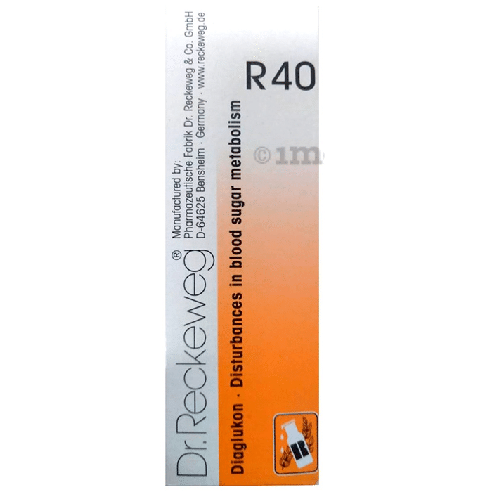 Dr. Reckeweg R40 Diabetes Drop Homeopathic Medicine