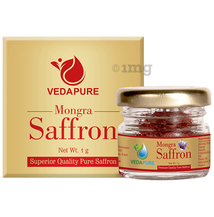Vedapure Naturals Mongra Saffron Buy jar of 1 gm Leaves at best price