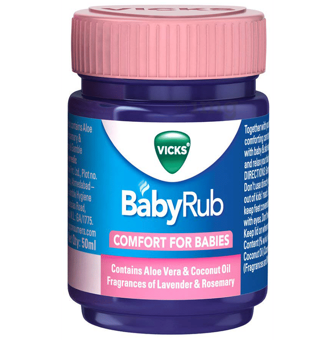 Vicks BabyRub Buy bottle of 50 ml Balm at best price in India 1mg