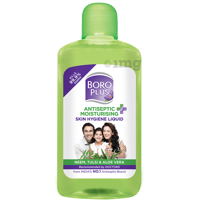 Boroplus Antiseptic + Moisturising Skin Hygiene Liquid Neem, Tulsi & Aloe Vera