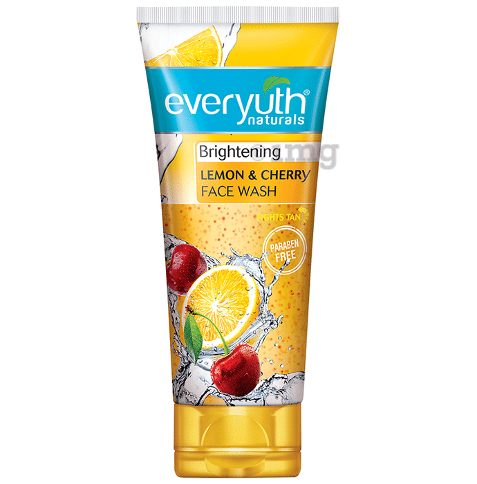 Everyuth Naturals Brightening Lemon & Cherry Face Wash