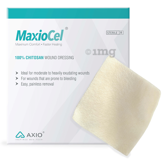 MaxioCel 100% Chitosan Wound Dressing 10x10cm for Ulcers