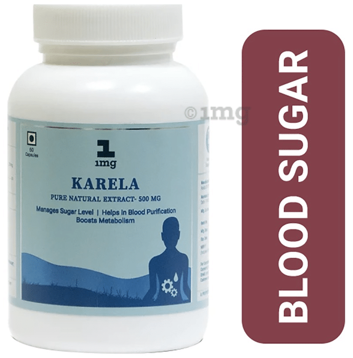 1mg Karela Pure Natural Extract 500mg Capsule