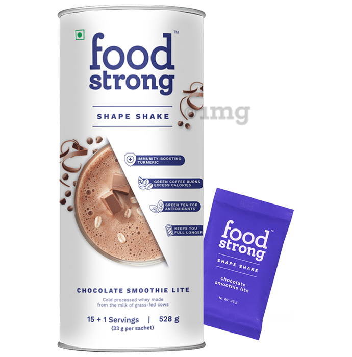 Foodstrong Shape Shake (33gm Each) Chocolate Smoothie Lite