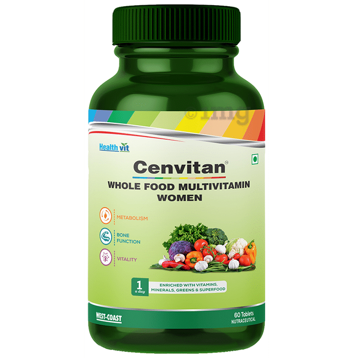 HealthVit Cenvitan Whole Food Multivitamin Women Tablet