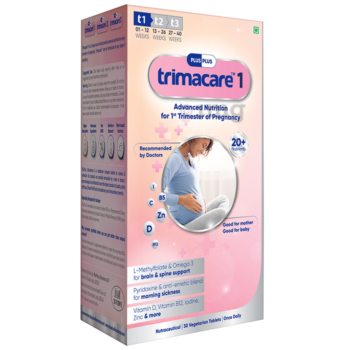 PlusPlus Trimacare 1 Prenatal MultiVitamins for Pregnancy Tablet