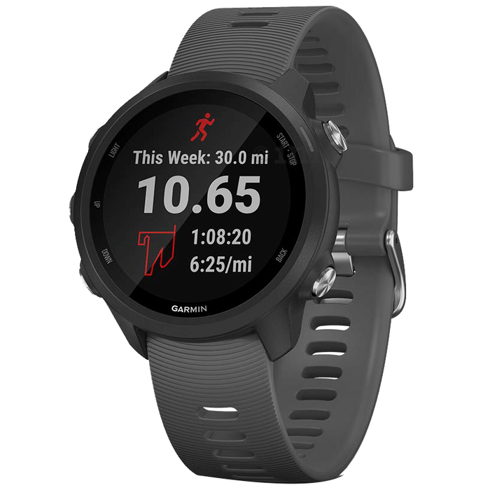 Garmin Forerunner 245 Wearable GPS Running Smartwatch Slate Gray: Buy ...