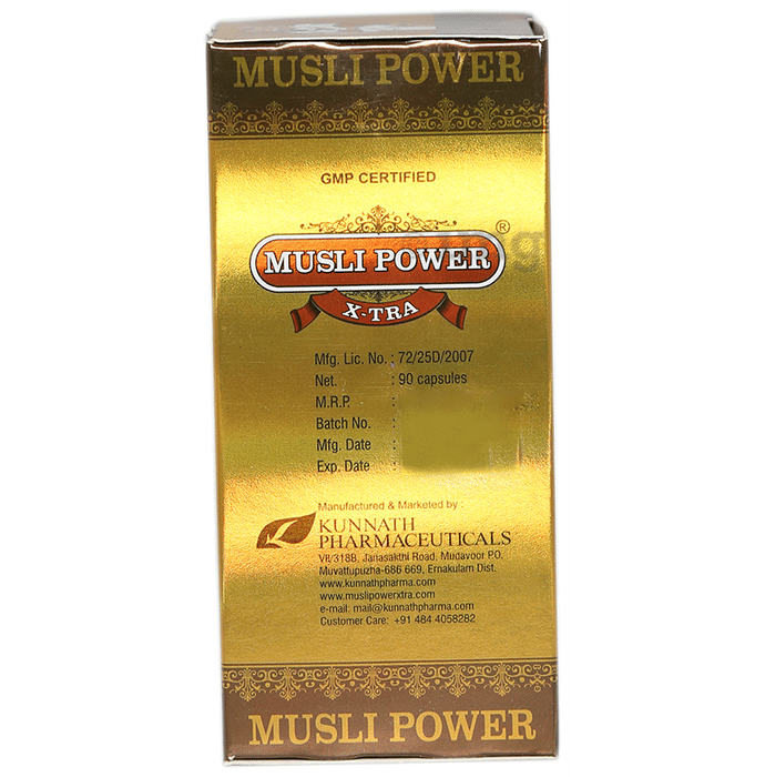 Kunnath Musli Power X Tra Capsule Buy Bottle Of 90 Capsules At Best Price In India 1mg
