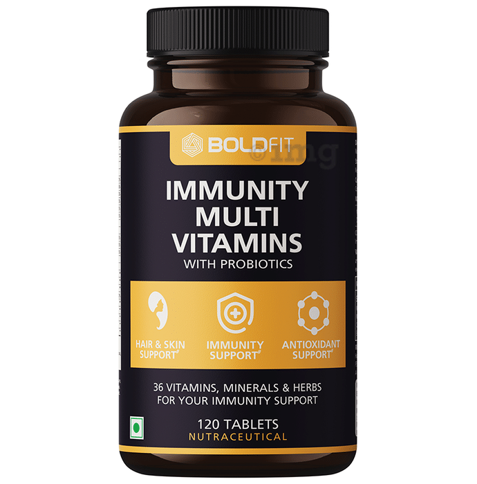 Boldfit Immunity Multi Vitamins with Probiotics Tablet
