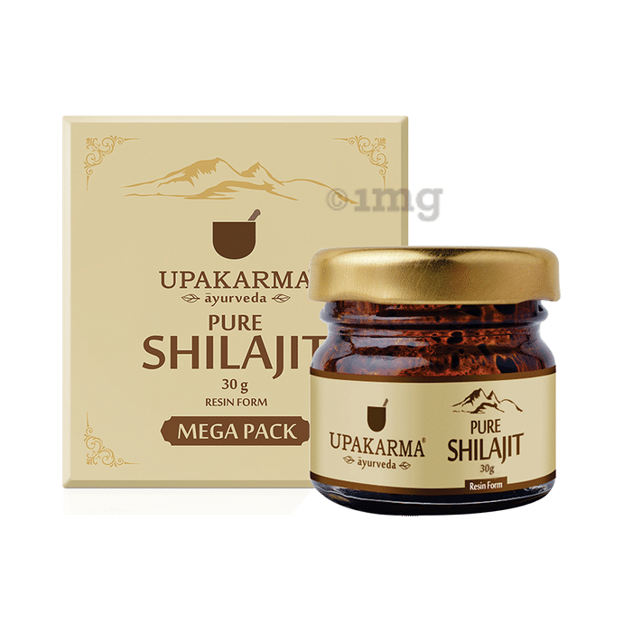 Upakarma Ayurveda Pure Shilajit Resin Form Mega Pack
