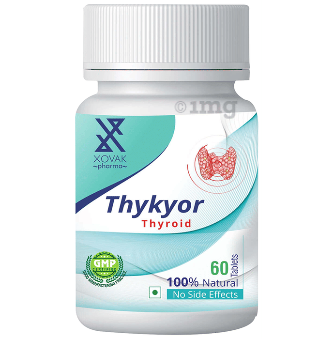 Xovak Pharma Thykyor Thyroid Tablet Buy bottle of 60 tablets at best
