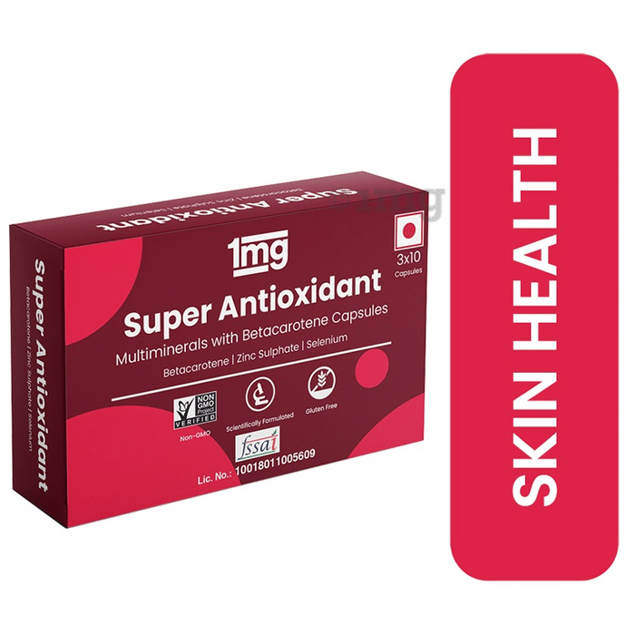 1mg Super Antioxidant Multiminerals with Betacarotene Capsule