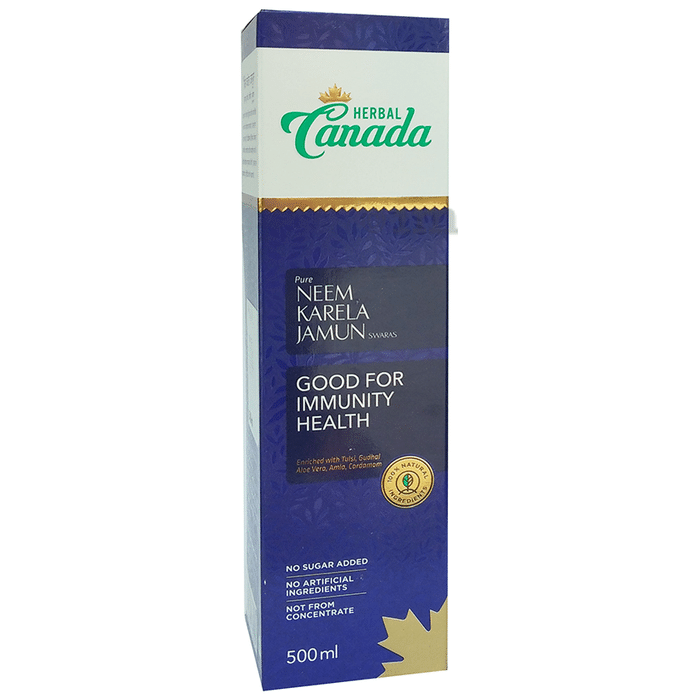 Herbal Canada Pure Neem Karela Jamun Swaras