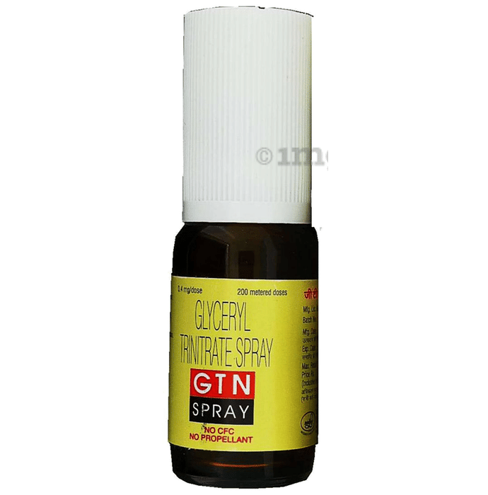 Gtn Spray View Uses Side Effects Price And Substitutes 1mg