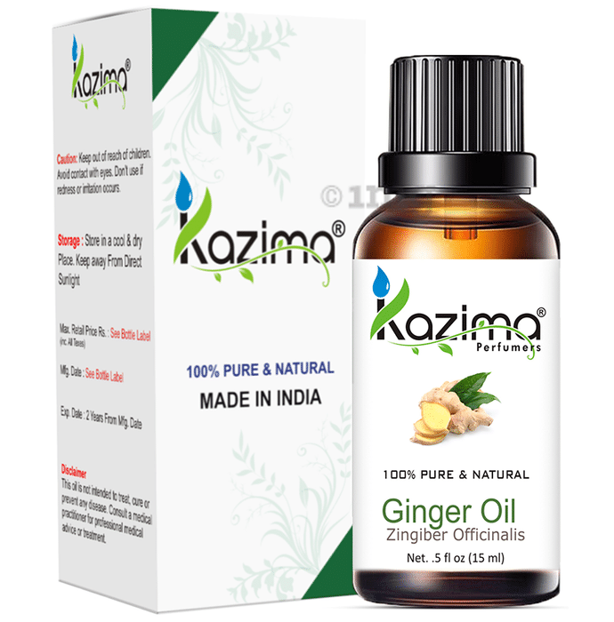 Kazima Perfumers 100% Pure & Natural Ginger Oil