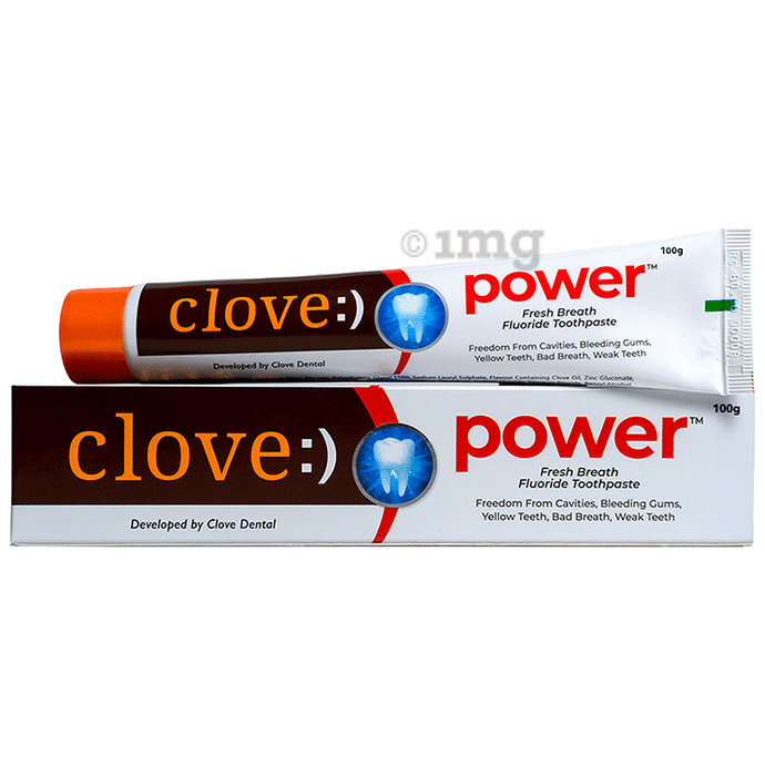 Clove Power Fresh Breath Fluoride Toothpaste