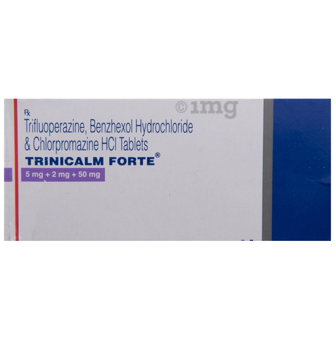 Trinicalm Forte Tablet View Uses Side Effects Price And Substitutes 1mg