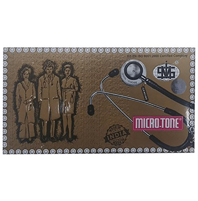 Micro.Tone Adults Stethoscope Black