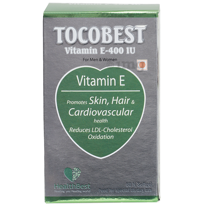 HealthBest Tocobest Vitamin E 400IU Softgel
