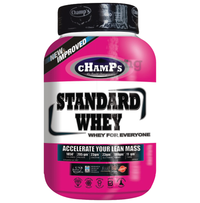 Champ's Champs Standard Whey Protein American Ice Cream Buy 1 Get 1 Free
