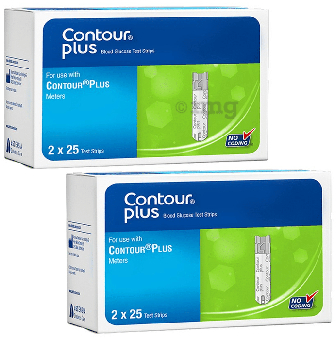 Contour Plus Blood Glucose Test Strip