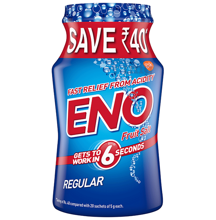 Eno Powder Regular Buy bottle of 100 gm Powder at best price in India