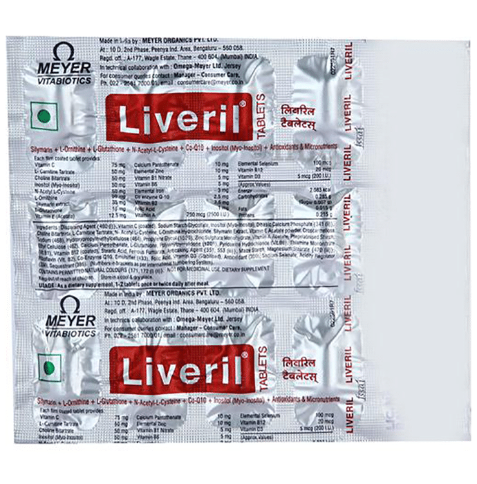 Liveril Tablet Buy Strip Of 15 Tablets At Best Price In India 1mg