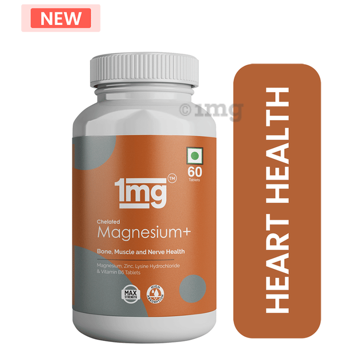 1mg Chelated Magnesium Plus Zinc, Lysine Hydrochloride & Vitamin B6