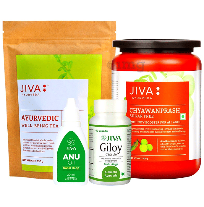 Jiva Ayurveda Healthcare Pack with Sugar Free Chyawanprasha Buy box of