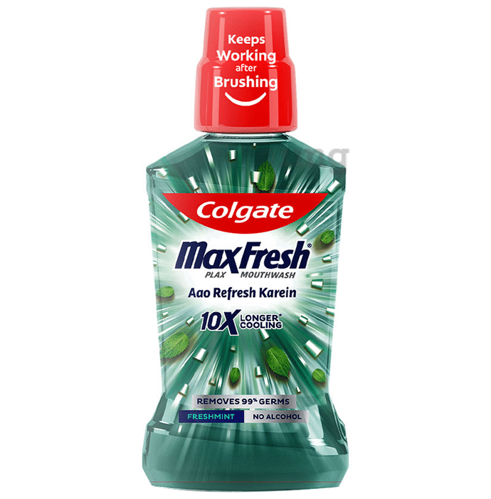 Colgate MaxFresh Plax Mouth Wash Fresh Mint