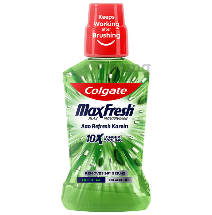 Colgate MaxFresh Plax Mouth Wash Fresh Tea