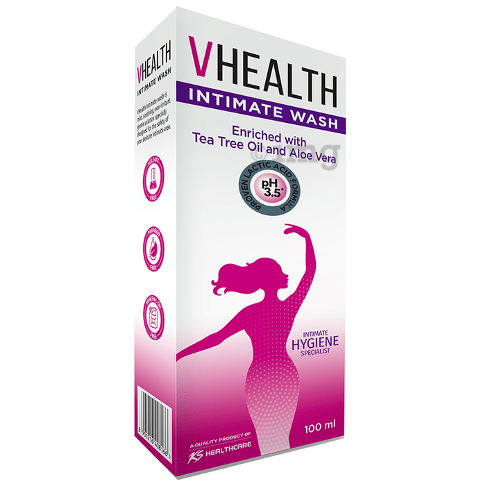 V Health Intimate Wash Buy bottle of 100 ml Vaginal Wash at best price