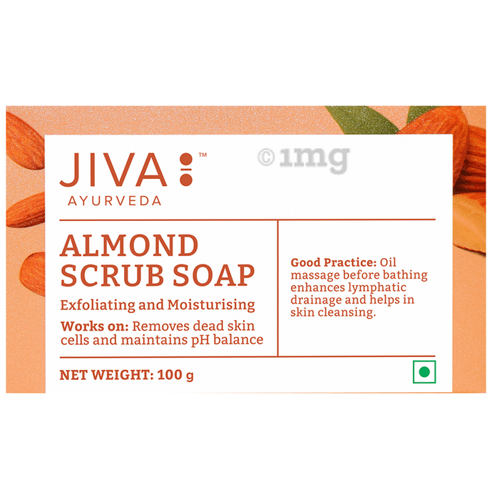 Jiva Almond Scrub Soap