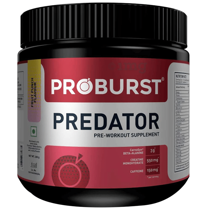 Proburst Predator Pre-Workout Supplement Fruit Punch