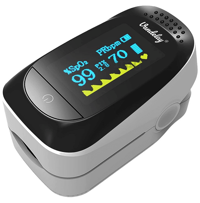 Vandelay Pulse Oximeter White