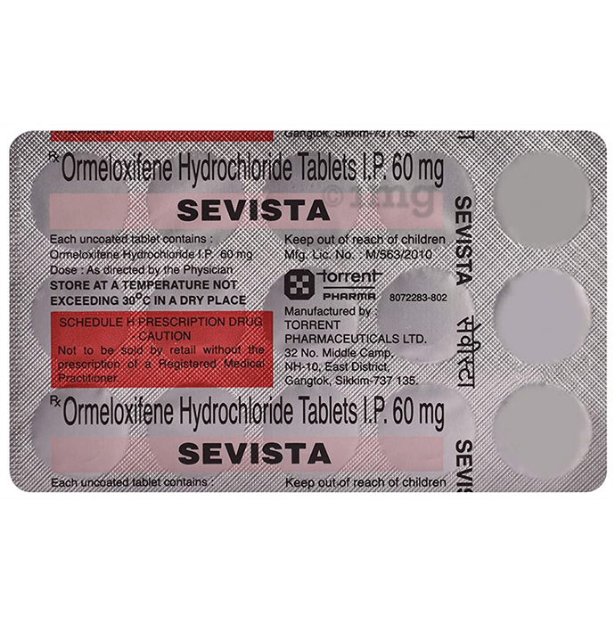 Sevista Tablet View Uses Side Effects Price And Substitutes 1mg