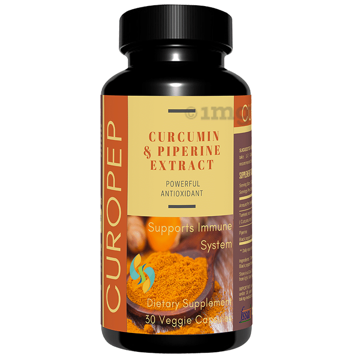 Sharrets Curopep 95% Curcumin & Piperine Extract Capsule
