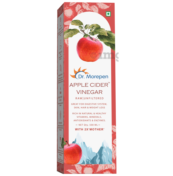 Dr. Morepen Apple Cider Vinegar with 2X 'Mother'