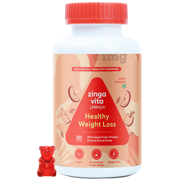 Zingavita Women Healthy Weight Loss Gummies Apple