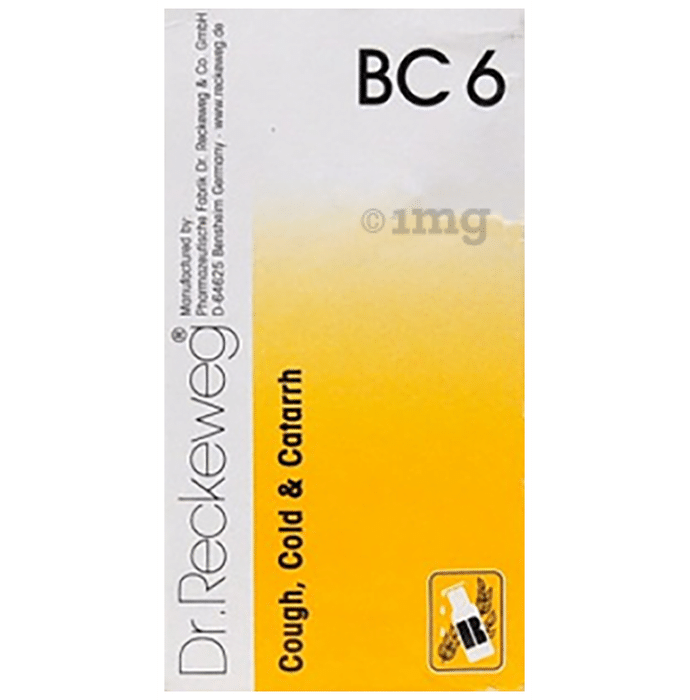 Dr. Reckeweg Bio-Combination 6 (BC 6) Tablet