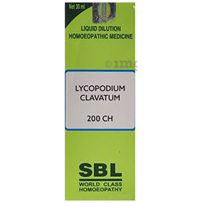 Lycopodium Clavatum 200 Uses In Hindi SBL Lycopodium Clavatum Dilution 200 CH: Buy bottle of 30 ml Dilution